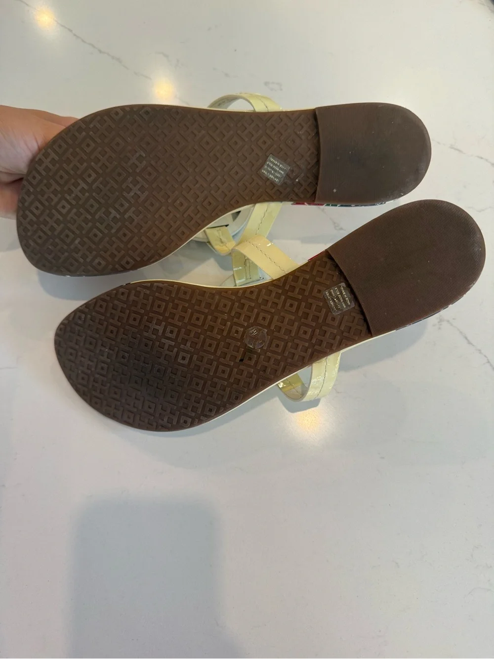 Tory Burch Patent Leather Limited Edition Miller Sandals